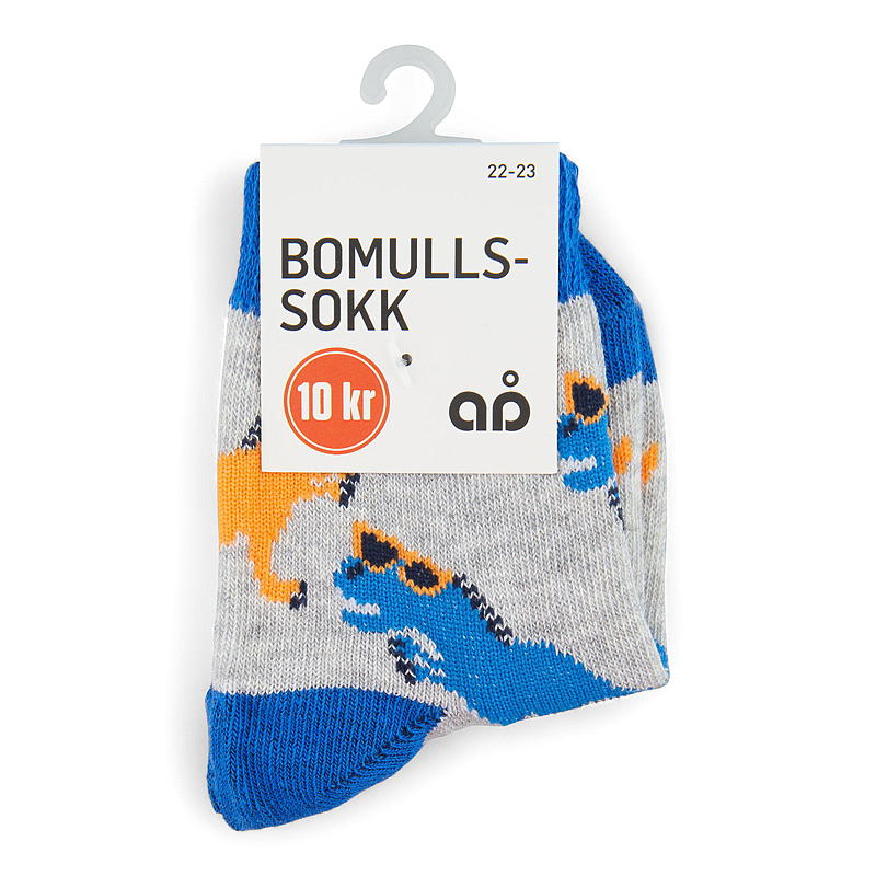 Time 2 Change bomullssokker med motiv størrelse 22/23