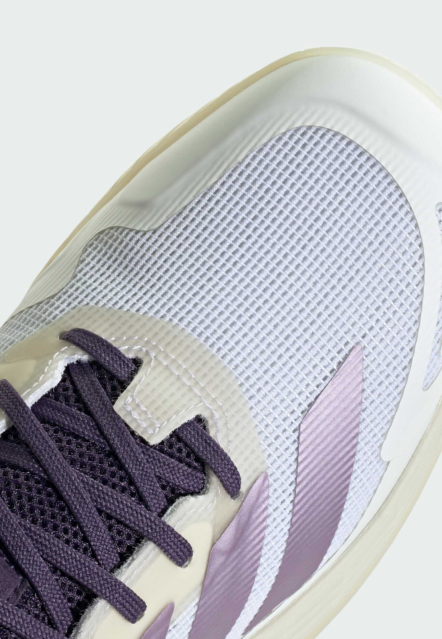 adidas Performance DEFIANT SPEED – Multicourt-Tennisschuhe – Wolkenweiß, Puderpflaume, Aurora Pflaume