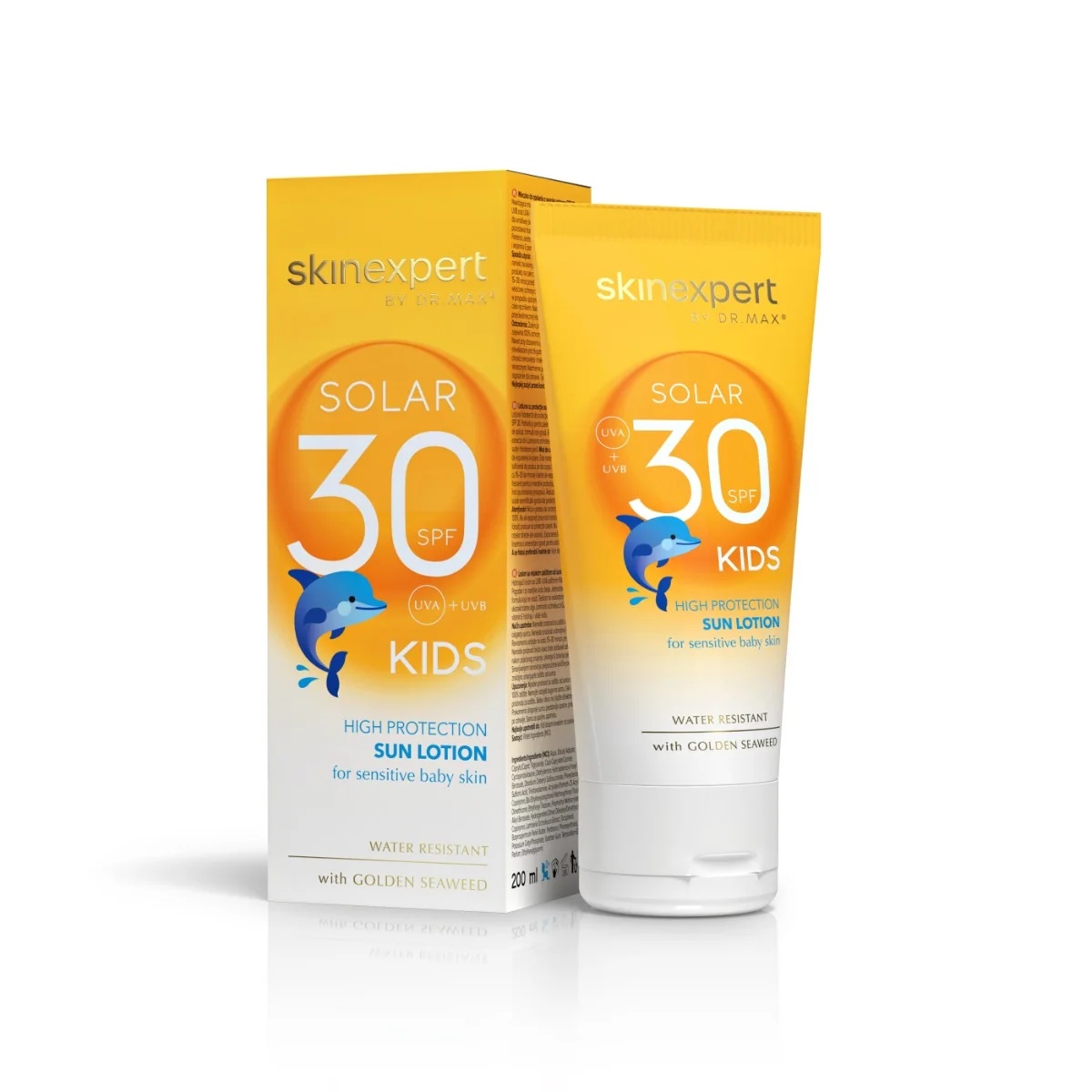 Protetor solar Skinexpert by Dr. Max Solar Skinexpert Solar Kids FPS 30 200 ml Proteção solar média para crianças