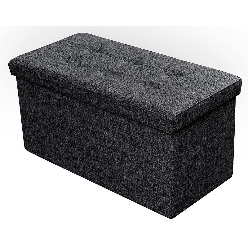 Hemmabänk med förvaring 76x38x38 cm hopfällbar