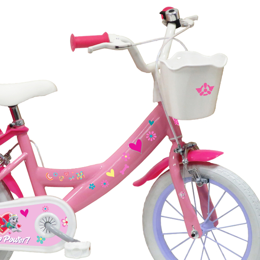 Dievčenský bicykel Paw Patrol 14-palcový, vek 4-6 rokov