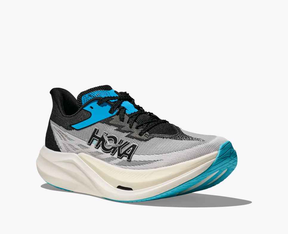 HOKA Rocket X 3 Weiß/Schwarz