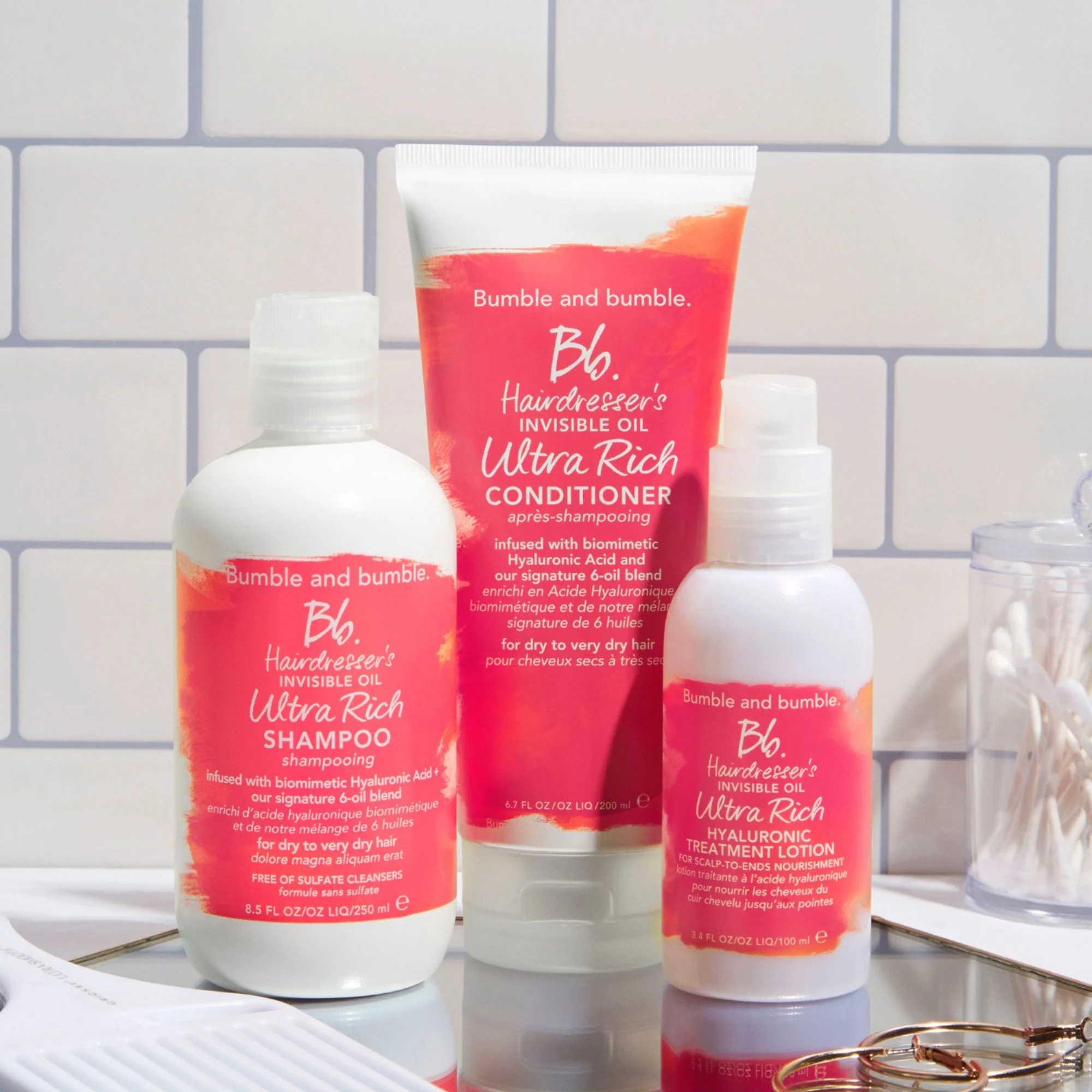 Hairdresser's Invisible Oil Ultra Rich Conditioner - Balsamo Idratante Capelli, Balsamo Disciplinante/Anticrespo Capelli