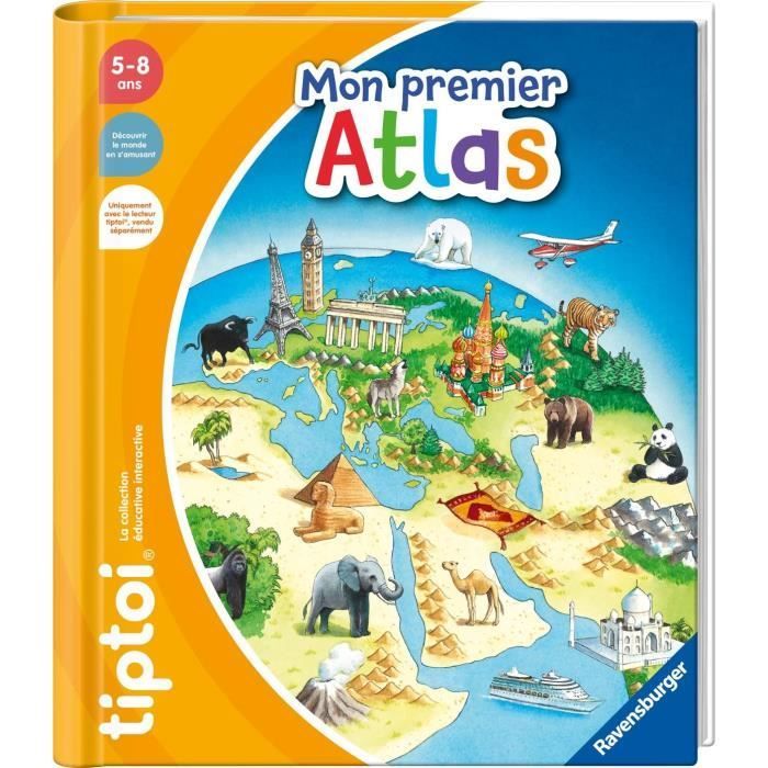tiptoi®, Interaktiivinen kirja, Ensimmäinen kartastoni, 5+ ikäisille, 13099012, Ravensburger