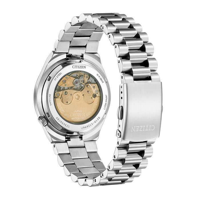 Citizen Men's Watch - NJ0150-81Z - Silver Stainless Steel - 5 ATM - Calendar and Luminous Hands