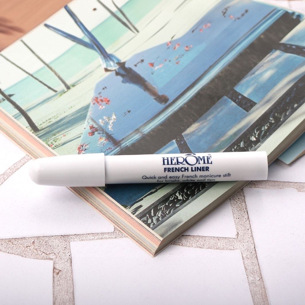 Herome Cosmetics nagu balināšanas pildspalva roku kopšanai franču laineris -