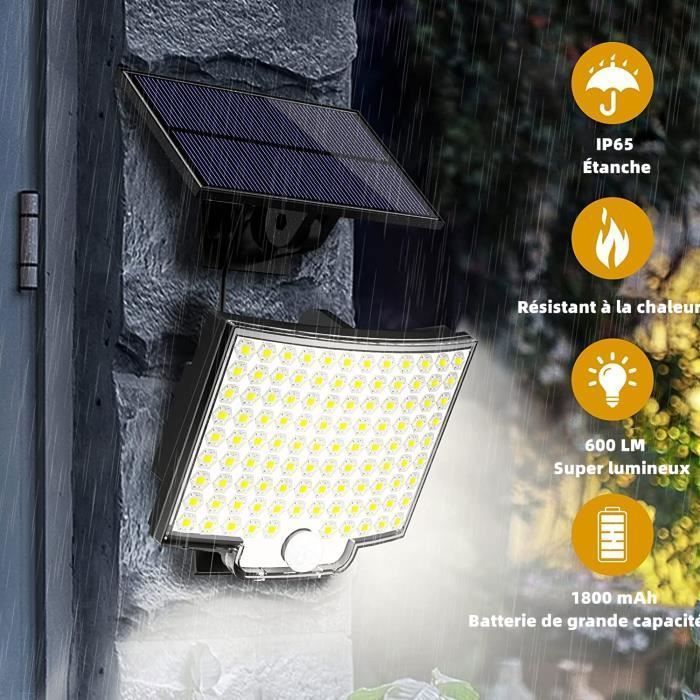 KENLUMO Solar Lamp - 106 LED IP65 Waterdichte Buitenverlichting