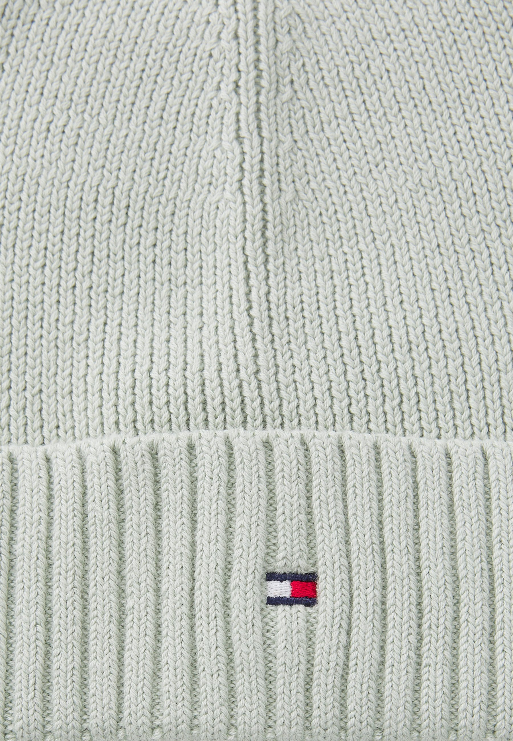 Tommy Hilfiger Mütze mit kleiner Flagge, Unisex - Farbe: Misty Salbei