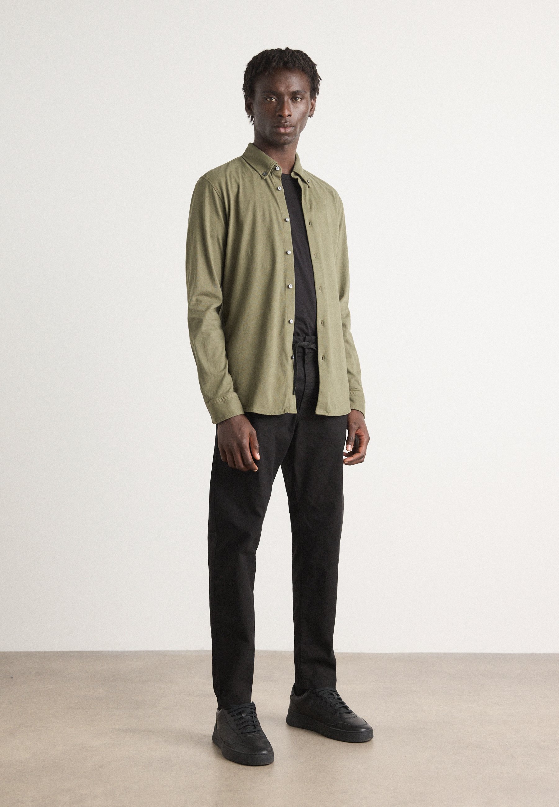 BOSS Shirt - open groen