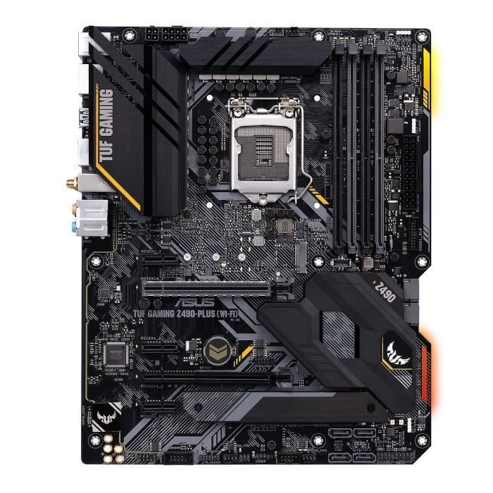 ASUS Carte mère Z490 TUF GAMING Z490-PLUS (WI-FI) - ATX