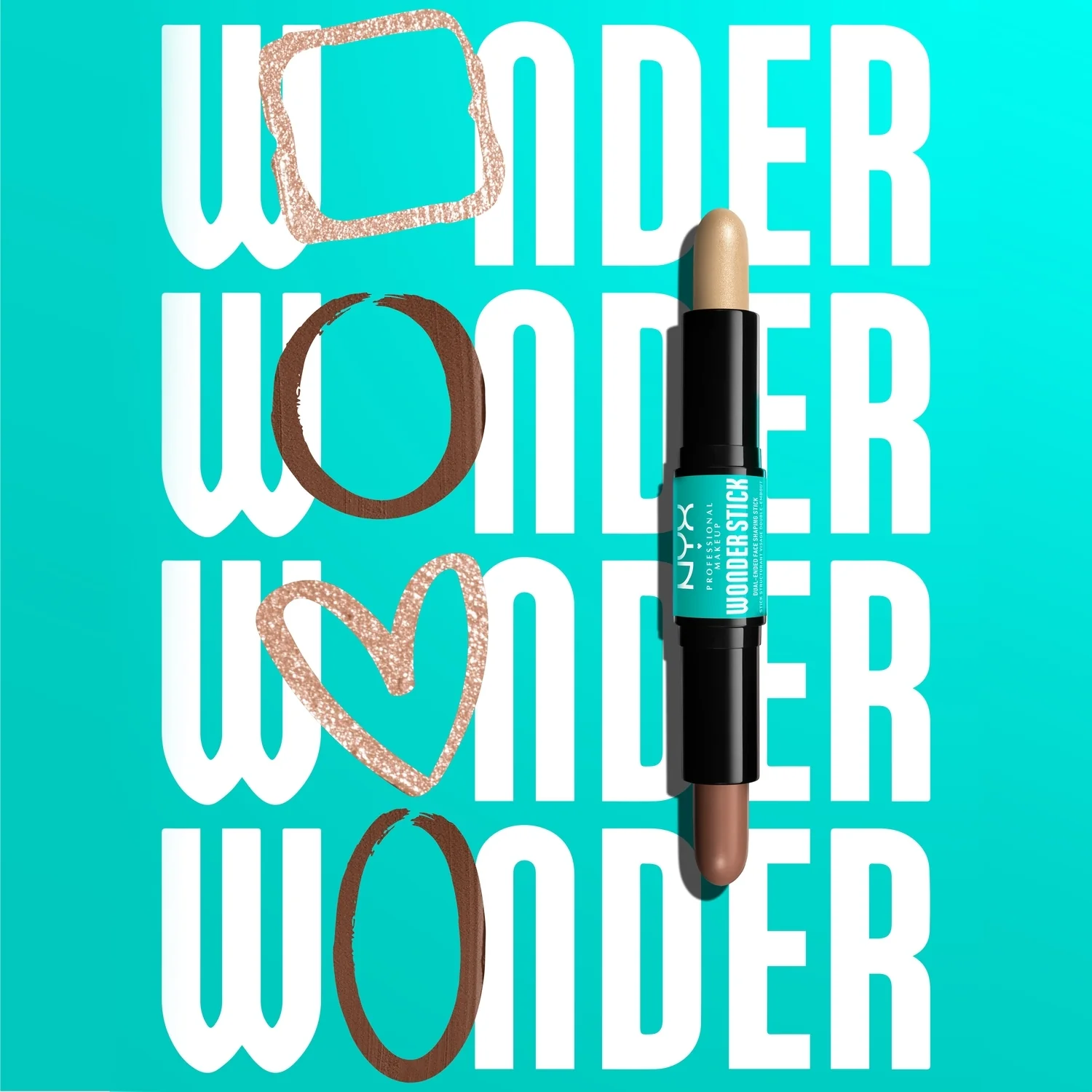 Viso Wonder Stick Dual-Ended Face Shaping Stick - Contouring Viso, Sublimatori e Illuminanti