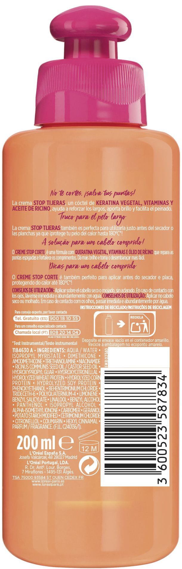 ELVIVE Dream Long Cream Stop makaze Proizvodi za oblikovanje kose