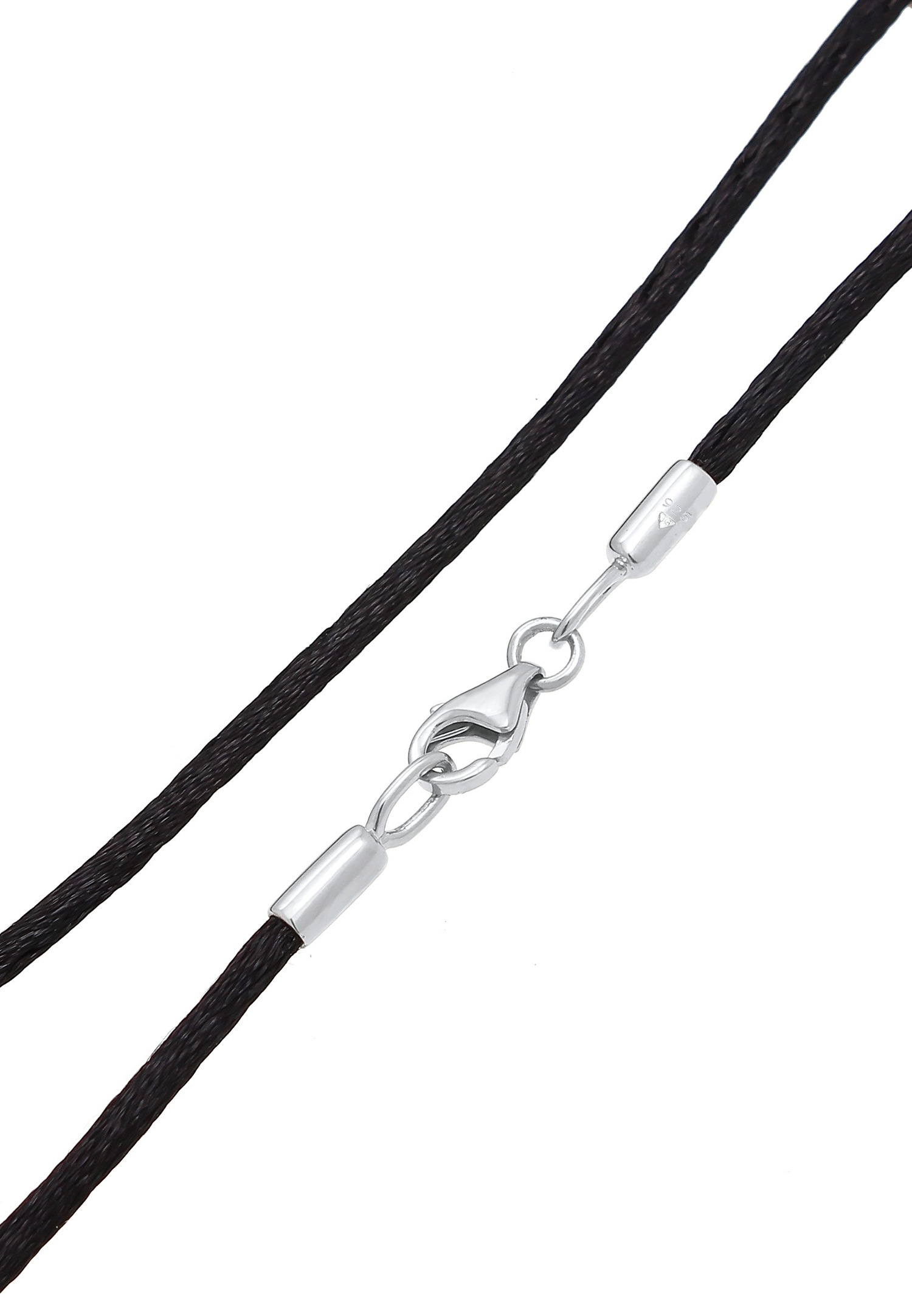 Nenalina Chaîne de ruban de soie Combinable Basic Argent 925