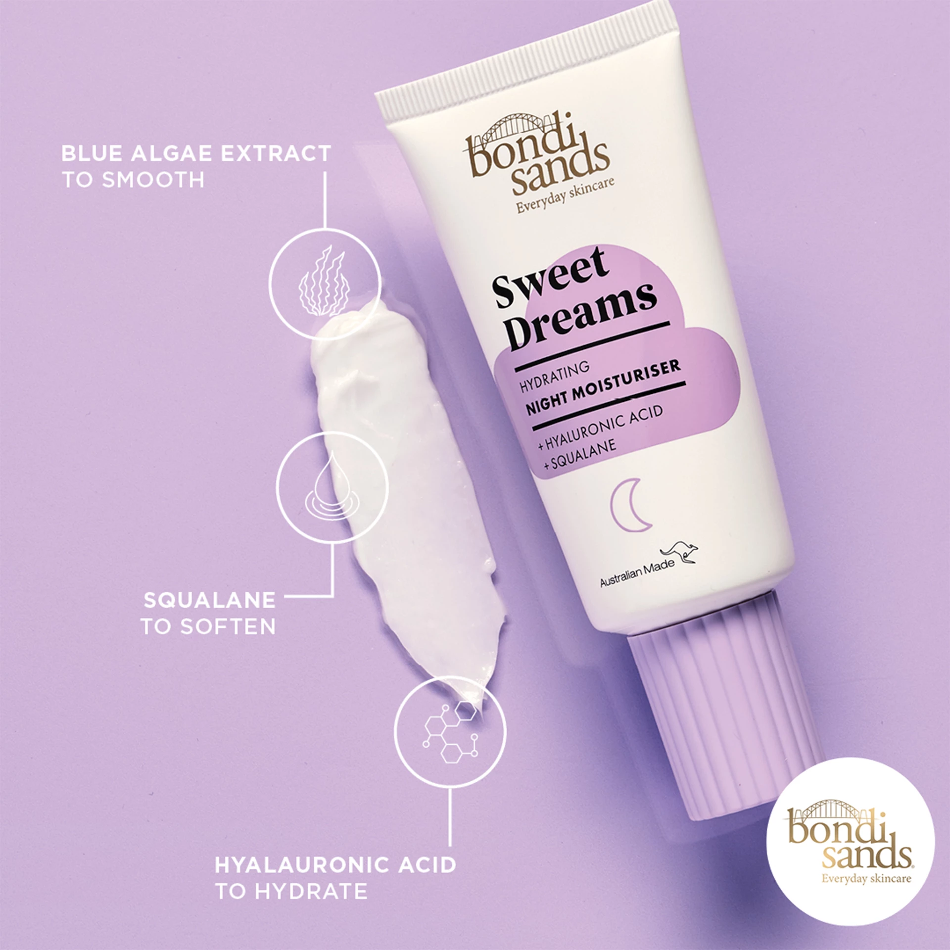 Cremă hidratantă de noapte Sweet Dreams 50 ml - Bondi Sands