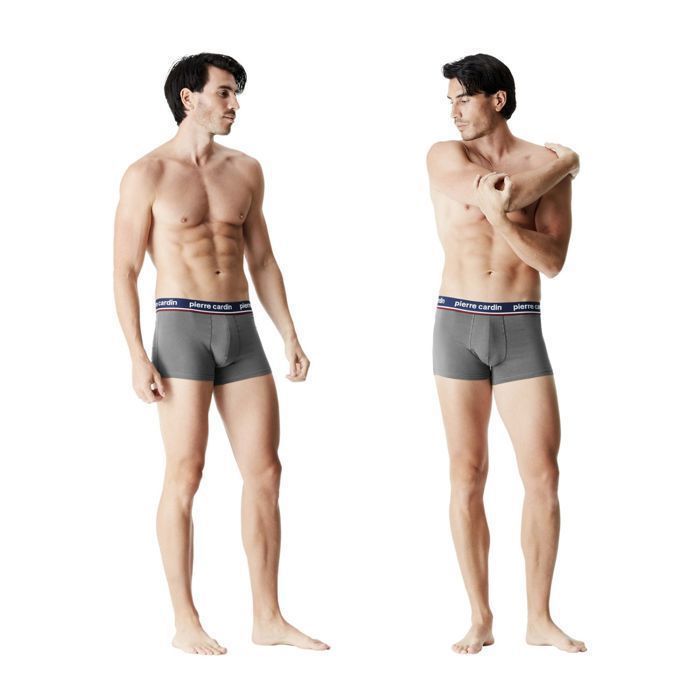 Calzoncillos bóxer Pierrecardin para hombre - Negros (Paquete de 4)