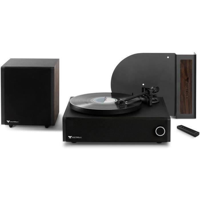 VICTROLA Bluetooth-draaitafel V1 + Express-subwooferbundel