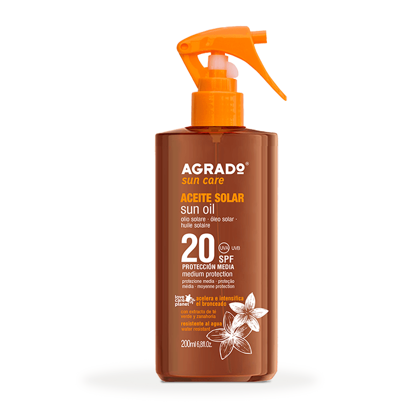 Уље за заштиту од сунца SPF20 Лосиони за сунчање