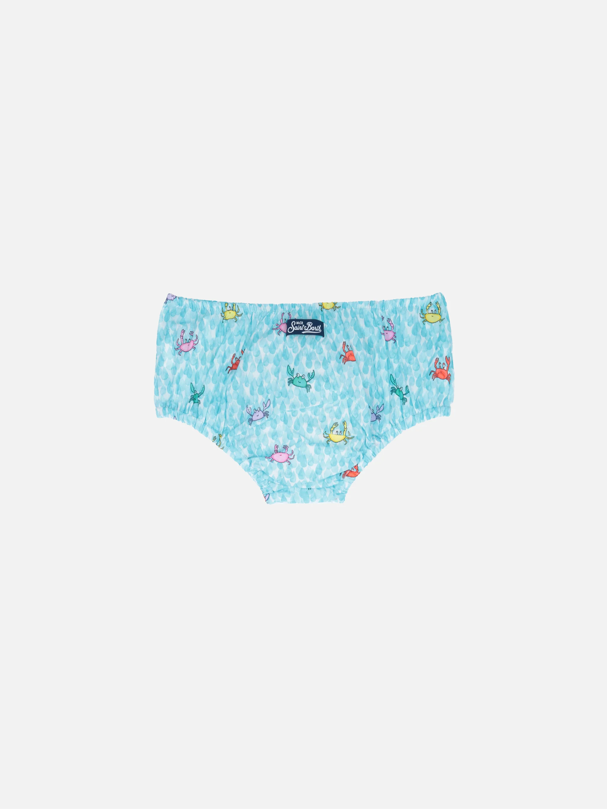 Bloomer da neonato Pimmy con stampa granchi