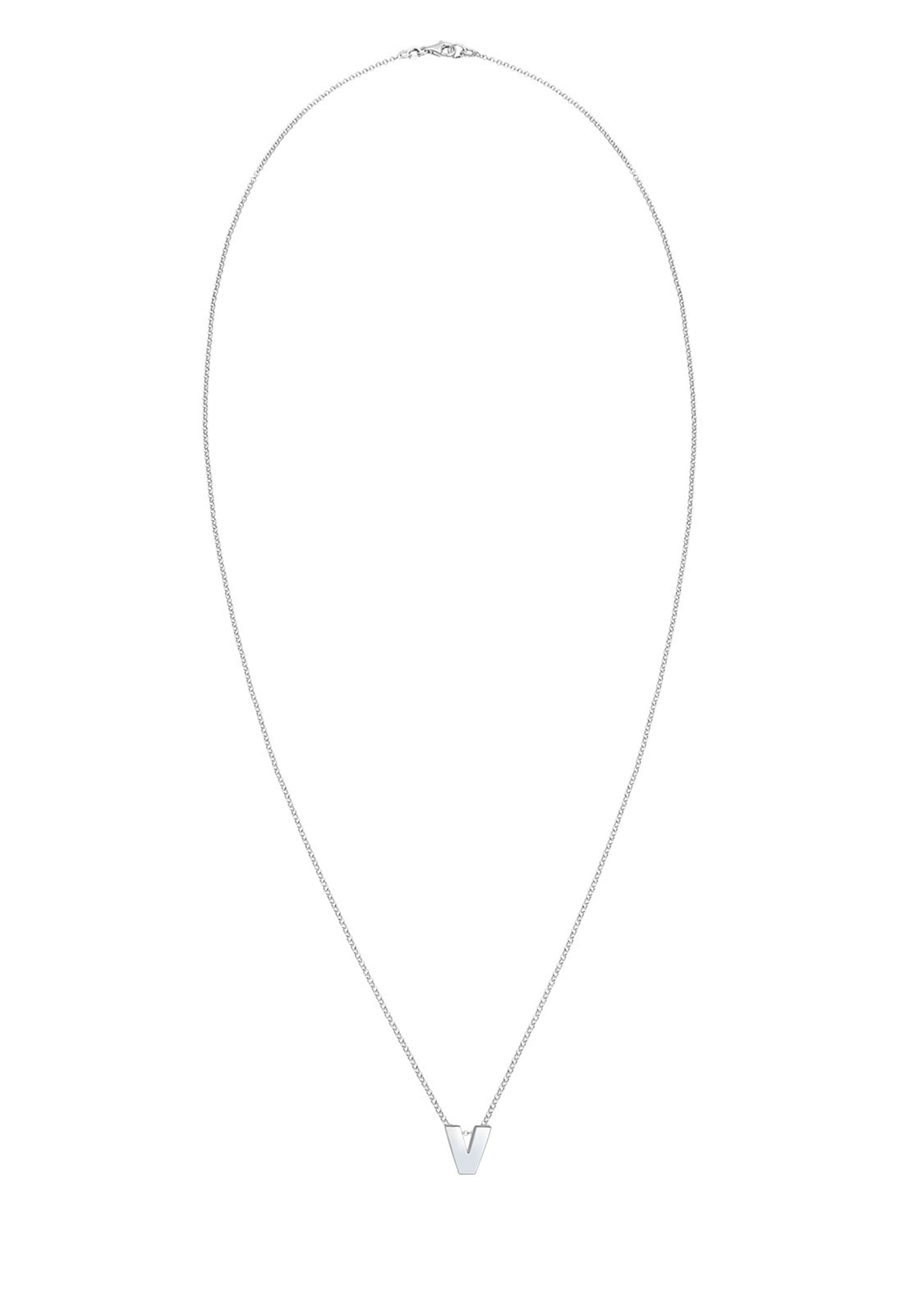 Elli Femme Pendentif Lettre V Initiale - (925/1000) Argent