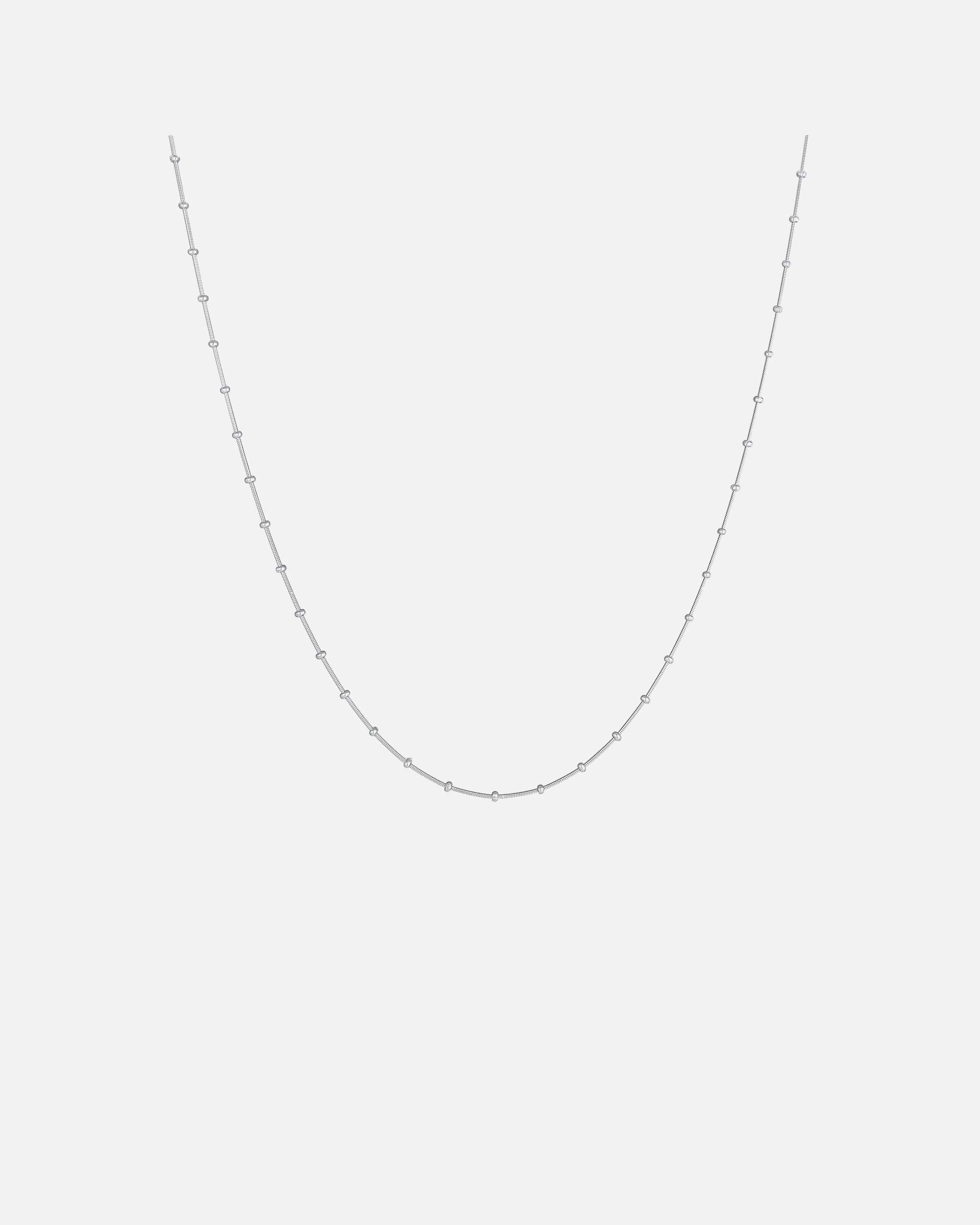 Elli Balles en chaîne de serpent pour femmes Tendance de base en argent sterling 925