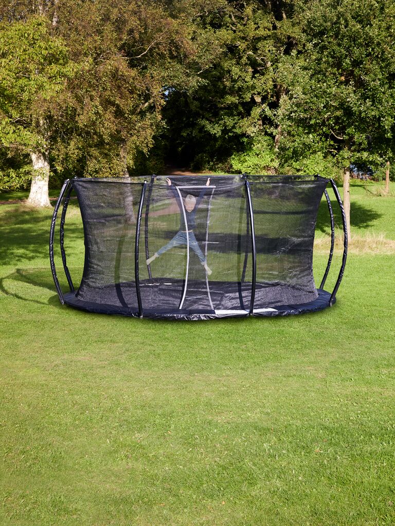 FALK FALK Ø396 ugradbeni trampolin s mrežom, crni