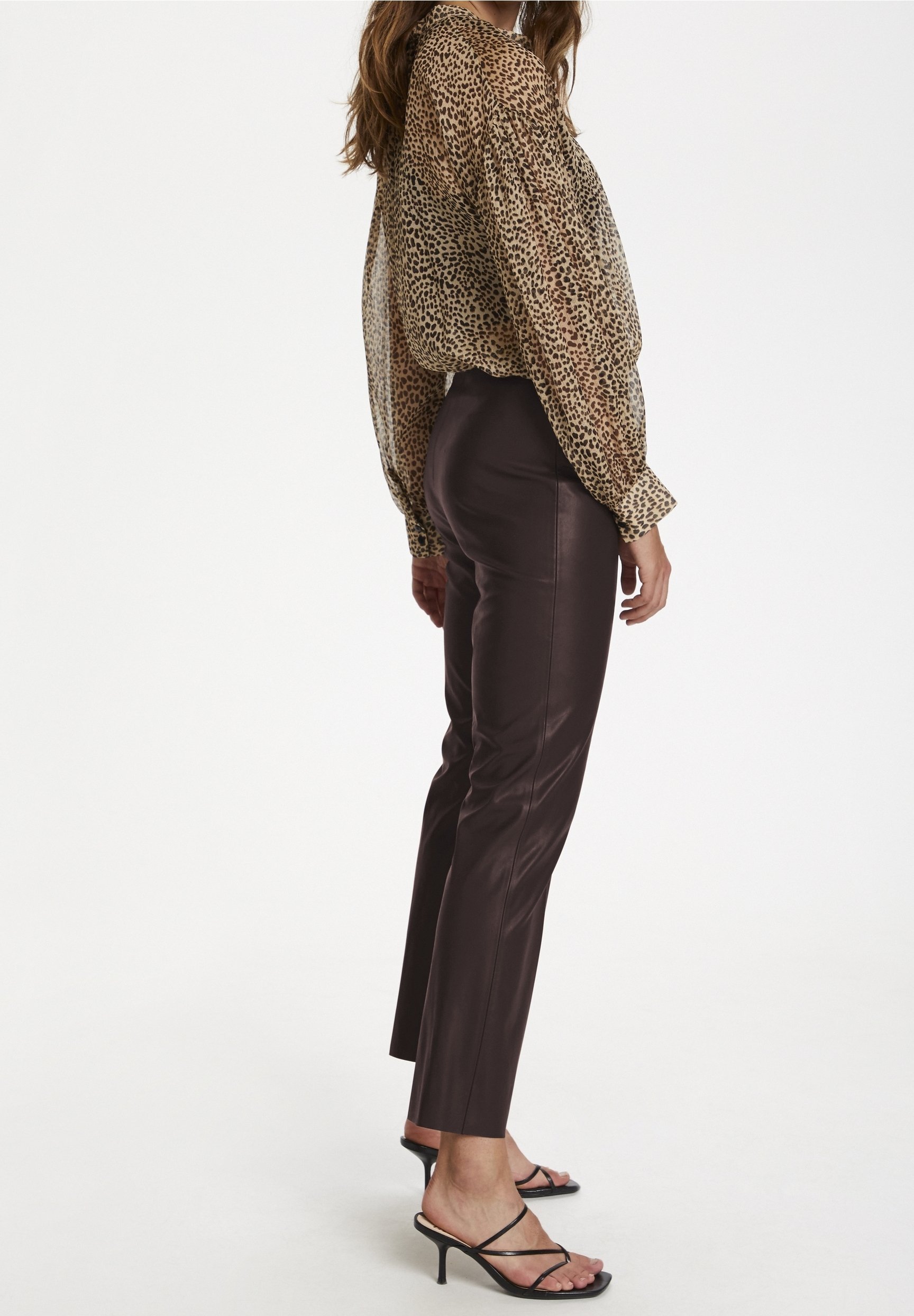 Pantalon Soaked in Luxury - marron foncé