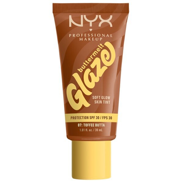 NYX Professional Makeup Buttermelt Glaze 7 Toffee Butta Skin Tint 30ml