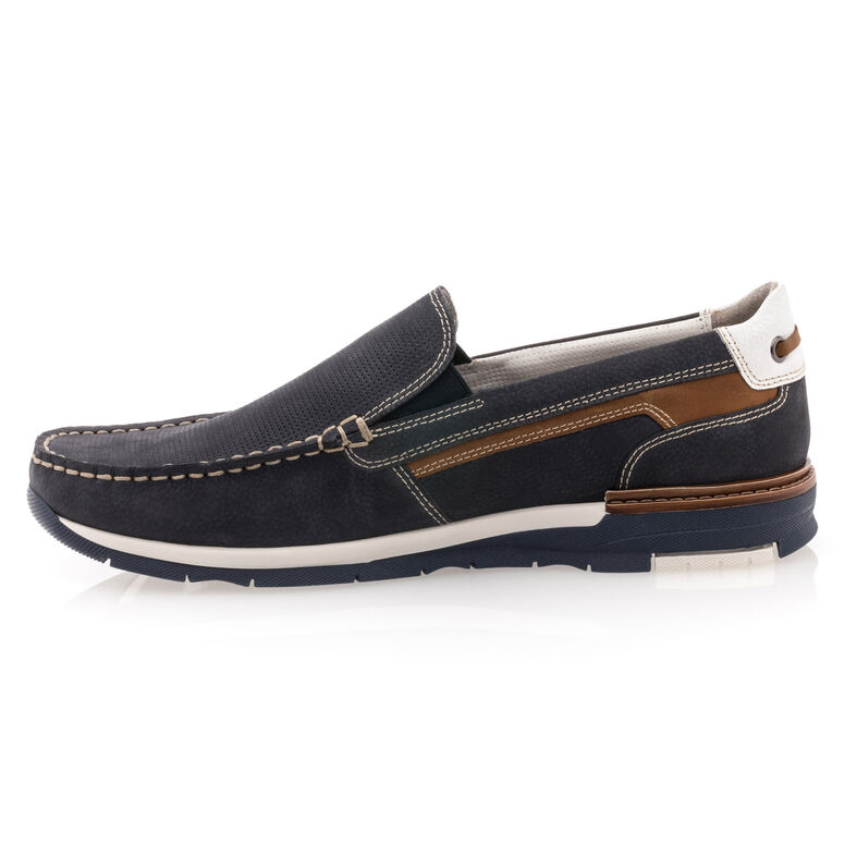 Blaue Herren-Loafer/Bootsschuhe