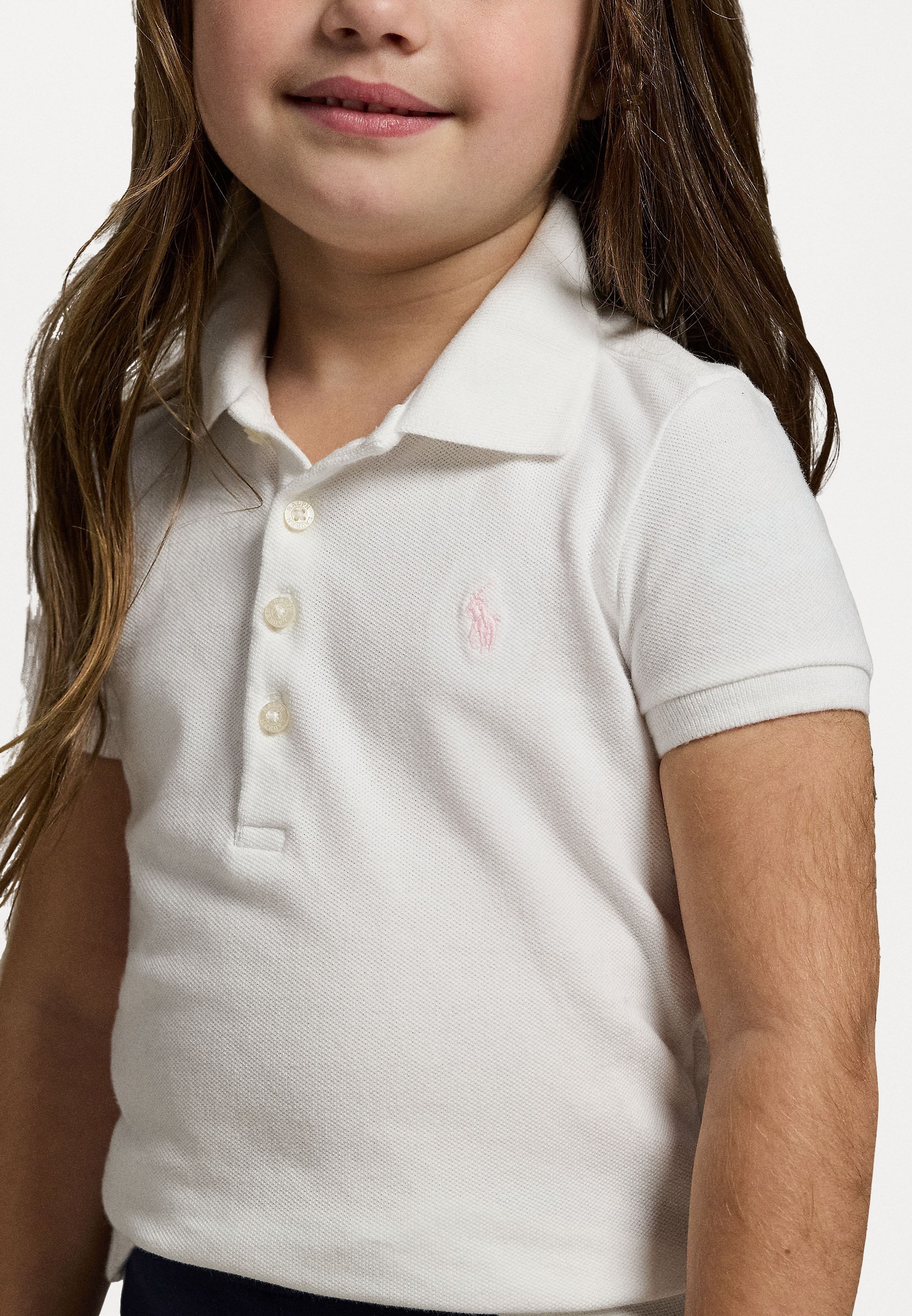 Polo Ralph Lauren STRETCH MESH POLOSHIRT - Polo shirt - wit