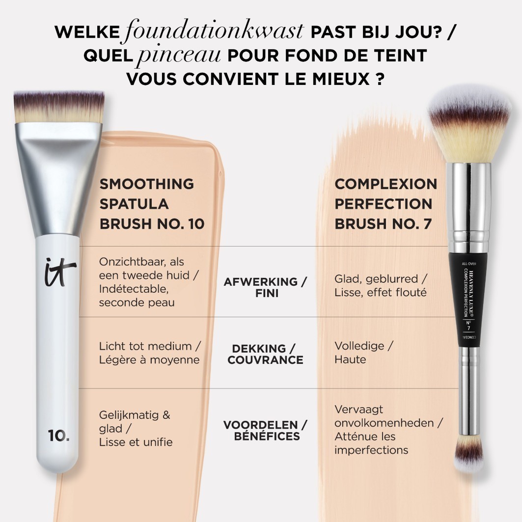 IT Cosmetics tonālā krēma otiņa HEAVENLY LUXE™ neredzamās sejas lāpstiņa - 1 gab.
