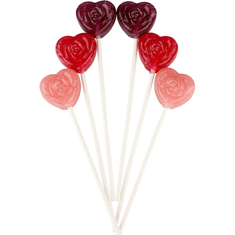 KnallGodt Love 6 pz, 10 g, Cuore di fiori