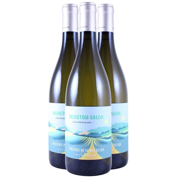 Henri Bourgeois Menetou-Salon 2023 - Valkoviini Loiren laaksosta (3 x 75cl)