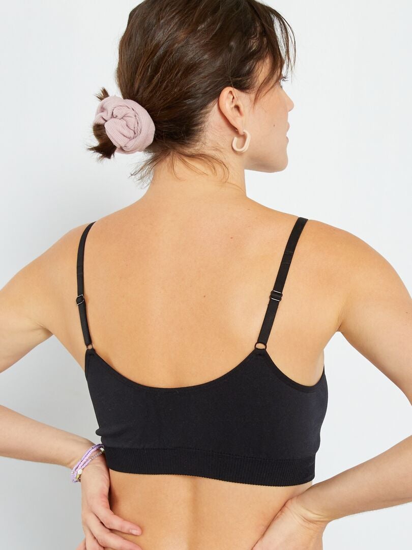 Conjunto de 2 sutiãs esportivos - Preto