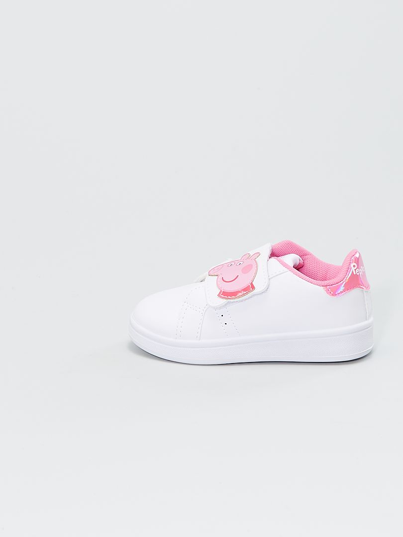 Trampki Peppa Pig Velcro – białe