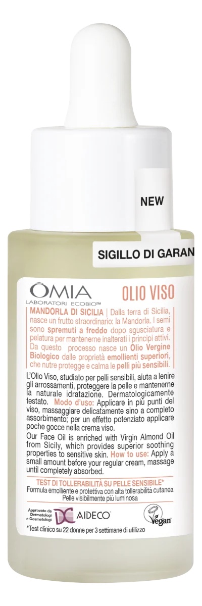 OMIA Omia sicilijansko mandljevo olje za obraz 30 ml za občutljivo kožo