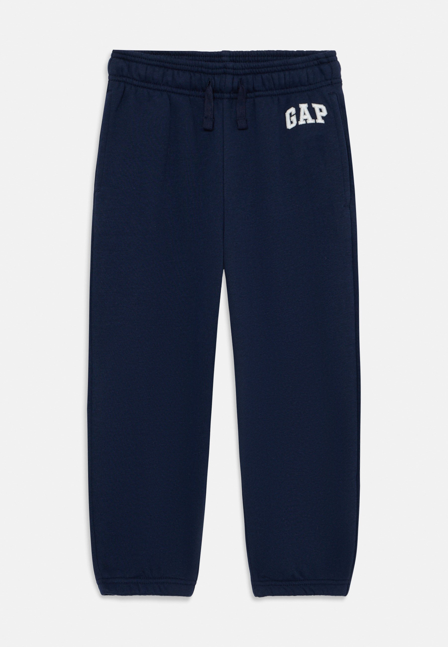 GAP KIDS RELAXED GAP LOGO JOGGERS - Teplákové nohavice - tapiséria námornícka modrá