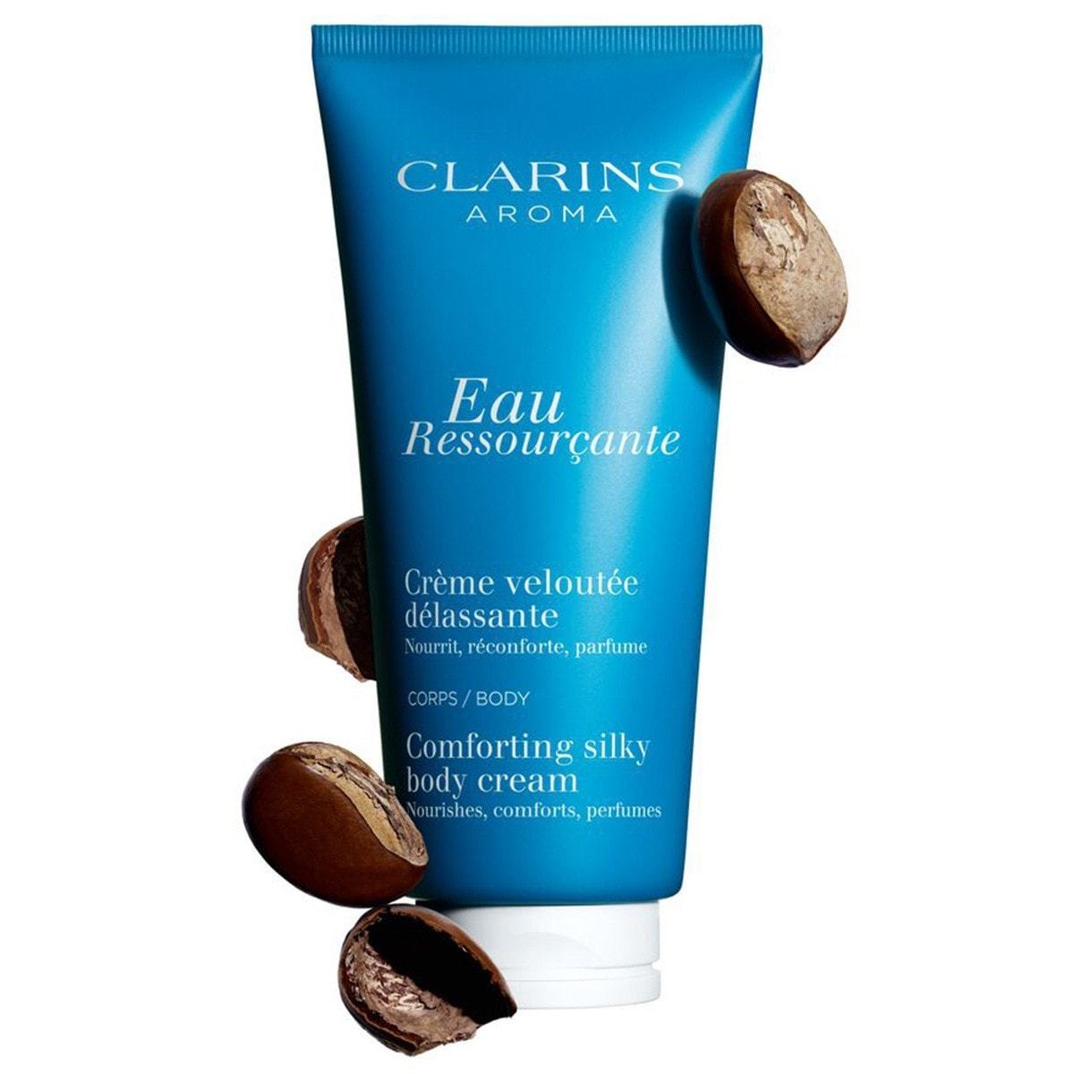 Clarins ķermeņa krēms Eau Ressourcante Nomierinošs, zīdains ķermeņa krēms - 200 ml