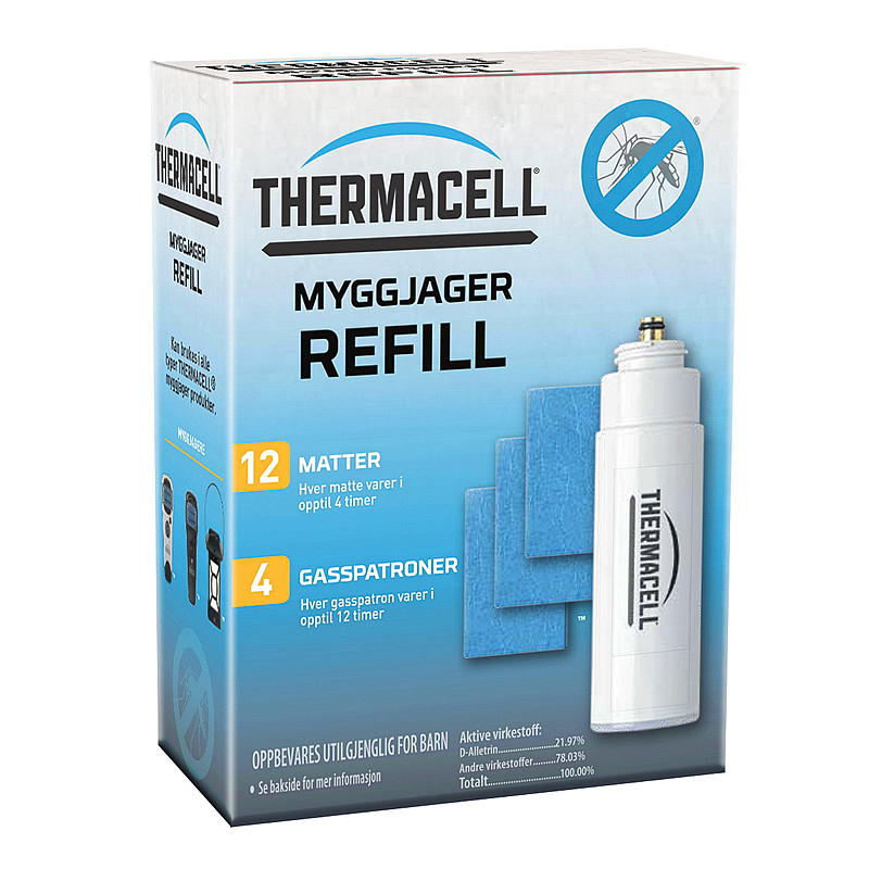 Thermacell Myggemiddel refill 4-pakning, Thermacell