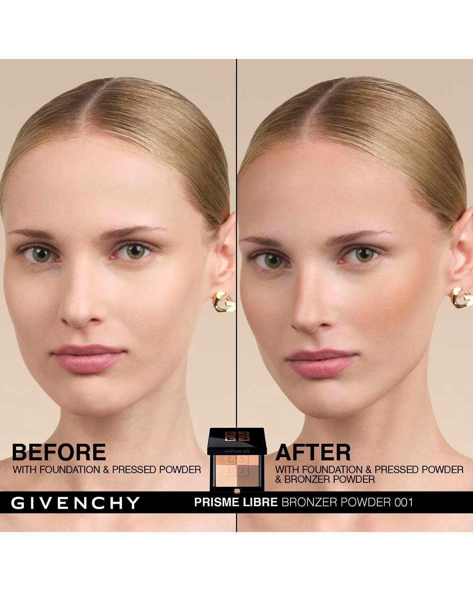 GIVENCHY COSMETICS PRISME LIBRE PUDRĂ BRONZANTĂ ȘI SCULPTANTĂ CU 4 CULORI