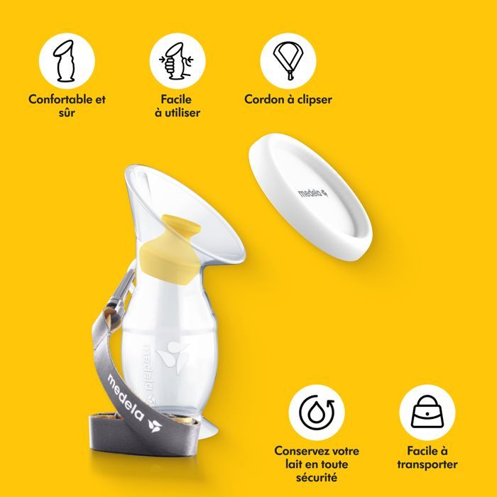 MEDELA - Coletor de Leite Materno em Silicone - Coletor para Amamentação