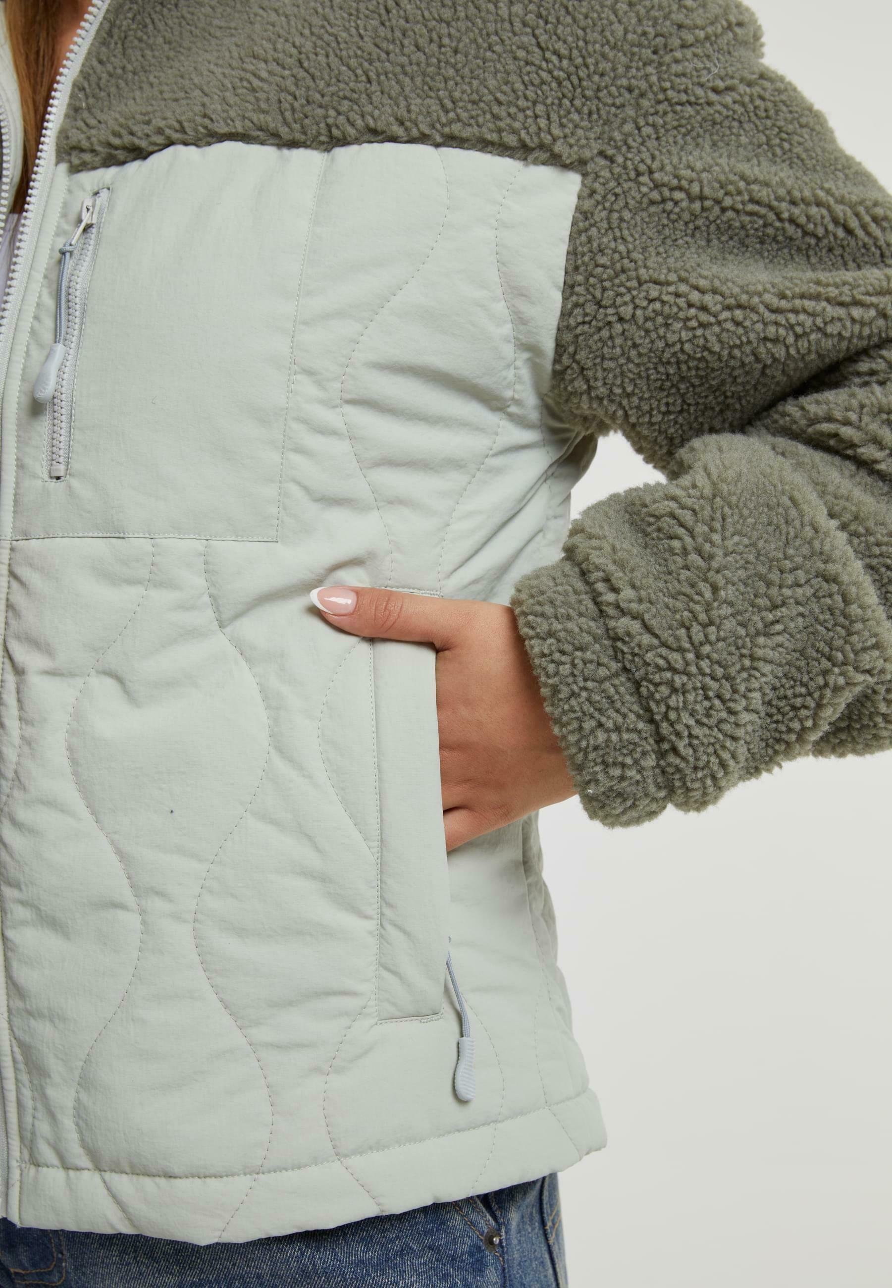 Urban Classics CRINKLE - Winterjas - lichtgroen steengroen