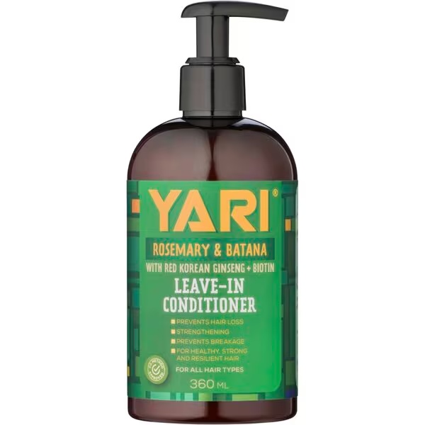 Yari rozmarīna un batanas nenoskalojamais kondicionieris<br>360ml