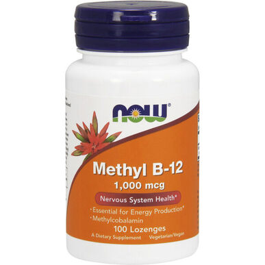 Complément alimentaire Now Vitamine B12 Méthyl 100 comprimés