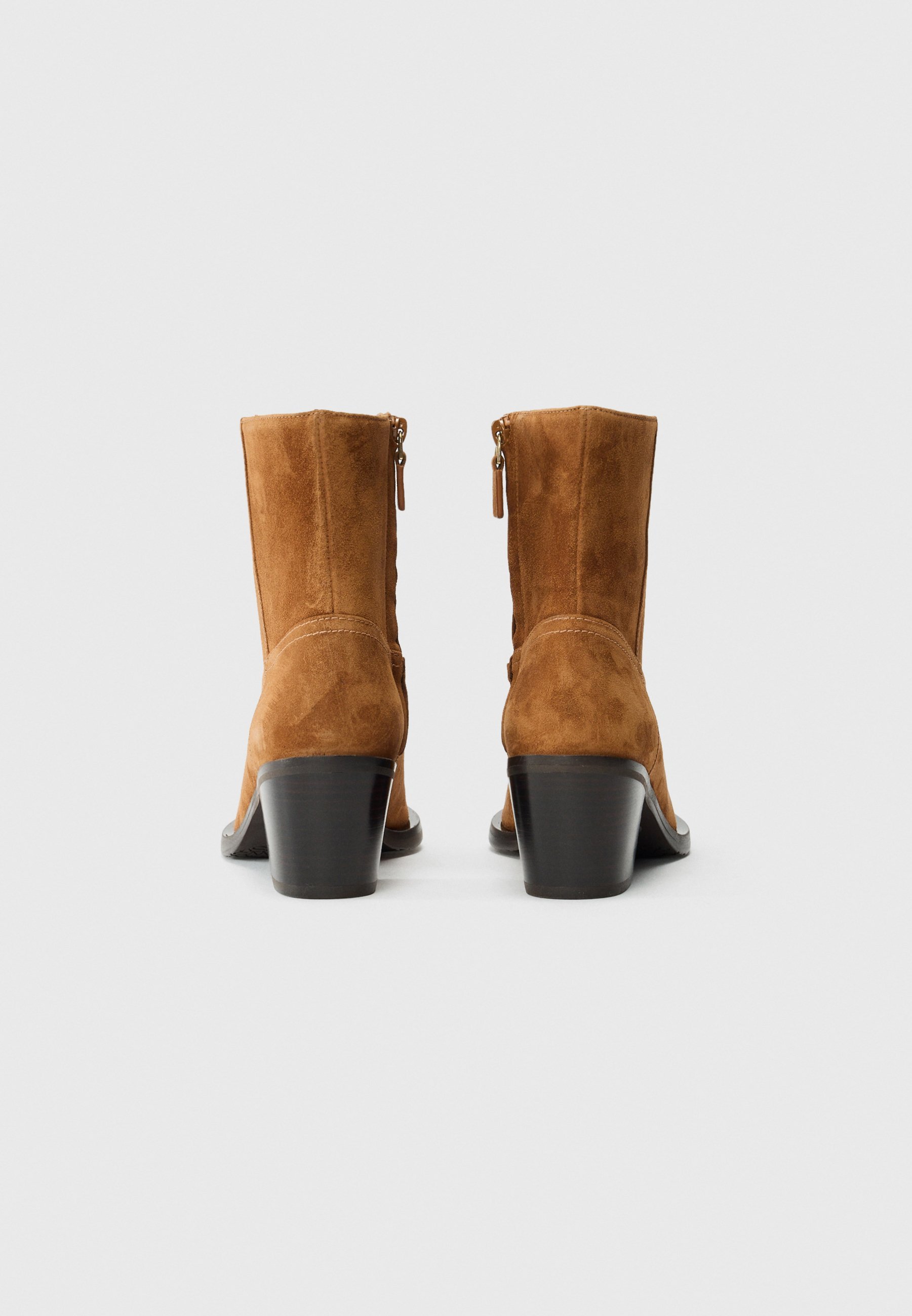 Stuart Weitzman TATE - Klassieke enkellaarsjes - hertenbruin/donkerbruin