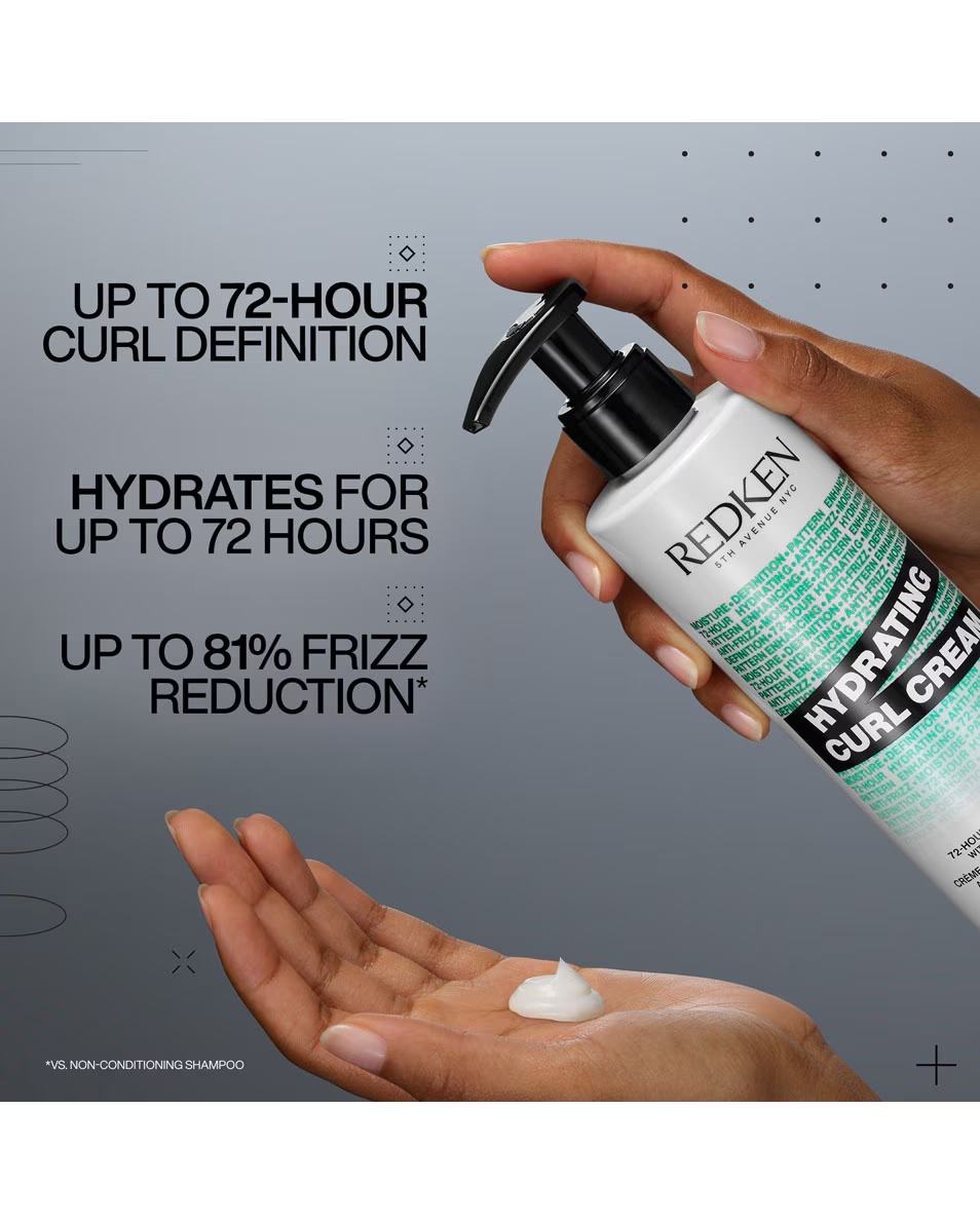 REDKEN Hybrid Curls Stylers Ενυδατική κρέμα για μπούκλες - κρέμα που ορίζει τις μπούκλες