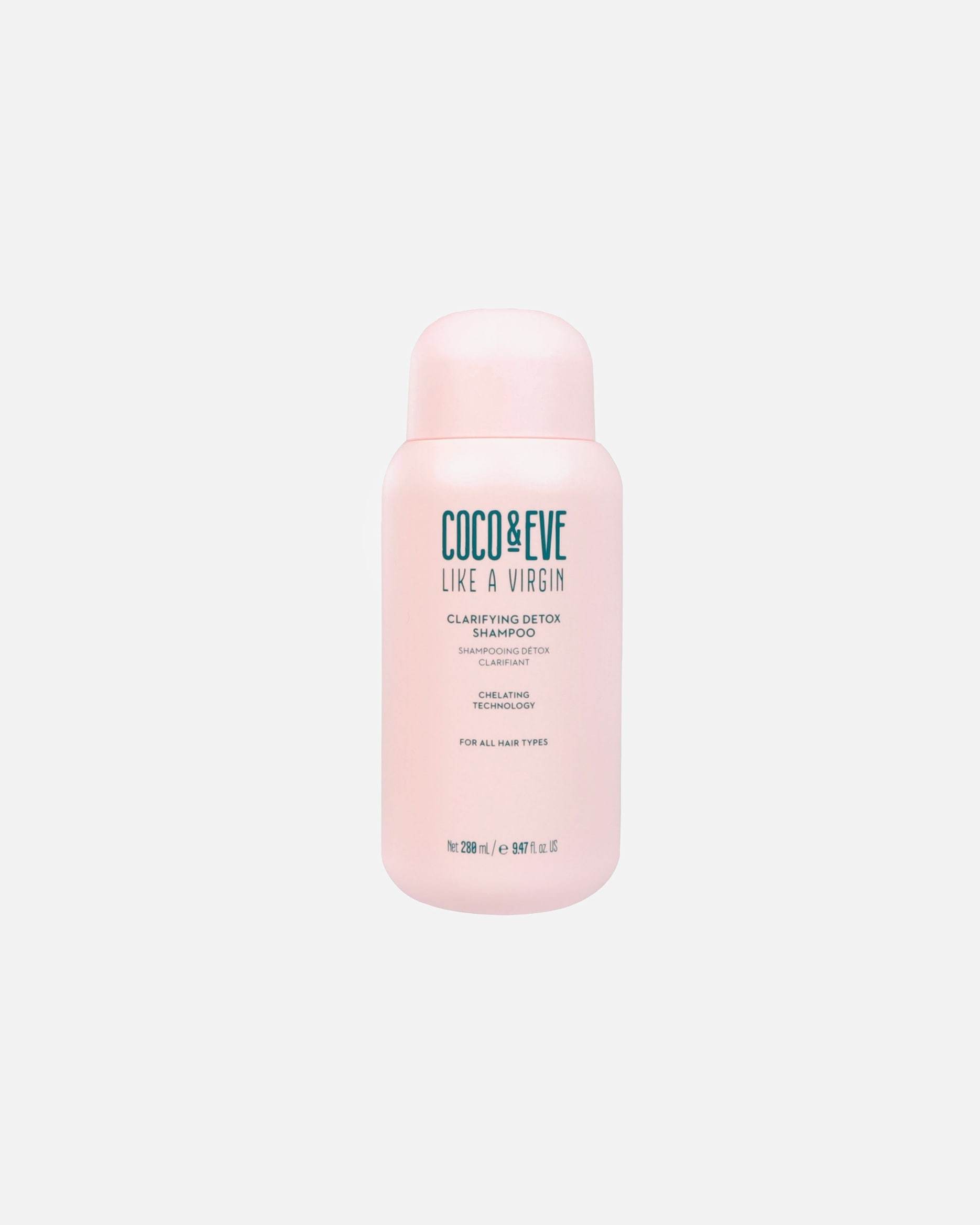 „Coco & Eve“ plaukų šampūnas „Like A Virgin“ valomasis detoksikuojantis šampūnas – 280 ml