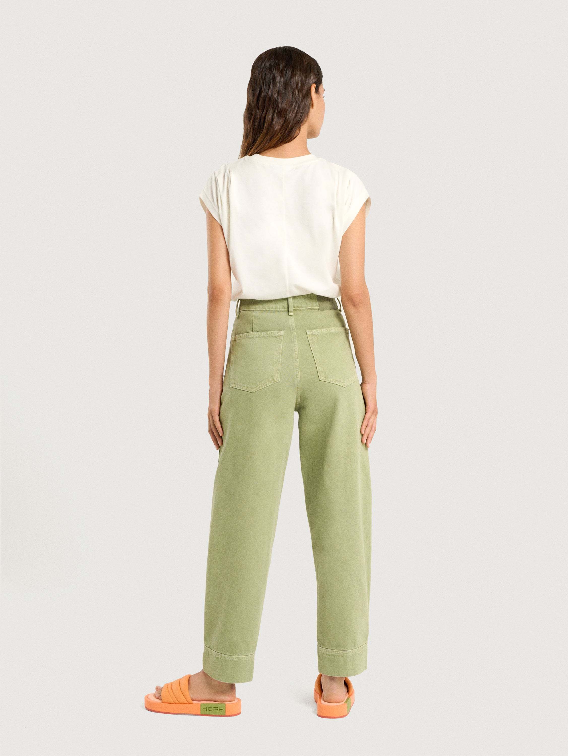 PANTALÓN DENIM AZORES VERDE