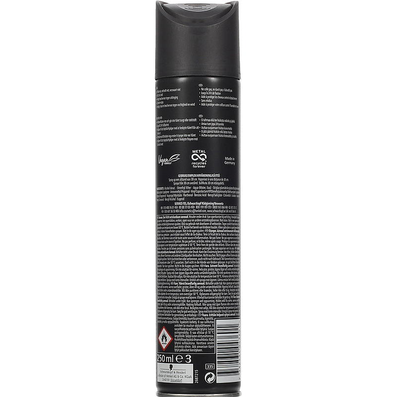 Schwarzkopf Hairspray 250 ml Power Schwazkopf Taft