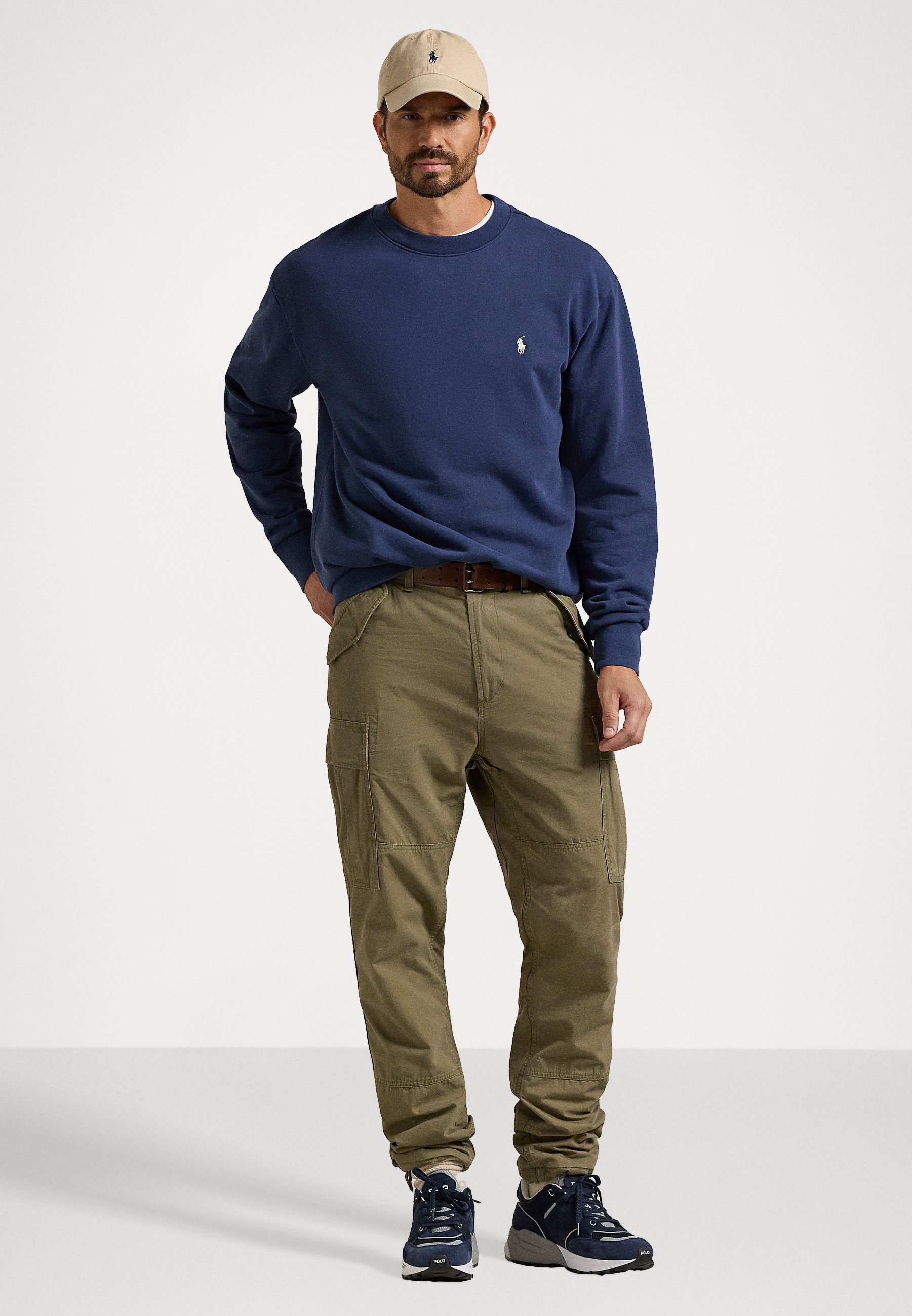 Polo Ralph Lauren Big & Tall Fleece-Sweatshirt mit Schlaufenrücken - Sweatshirt - Cruise Navy