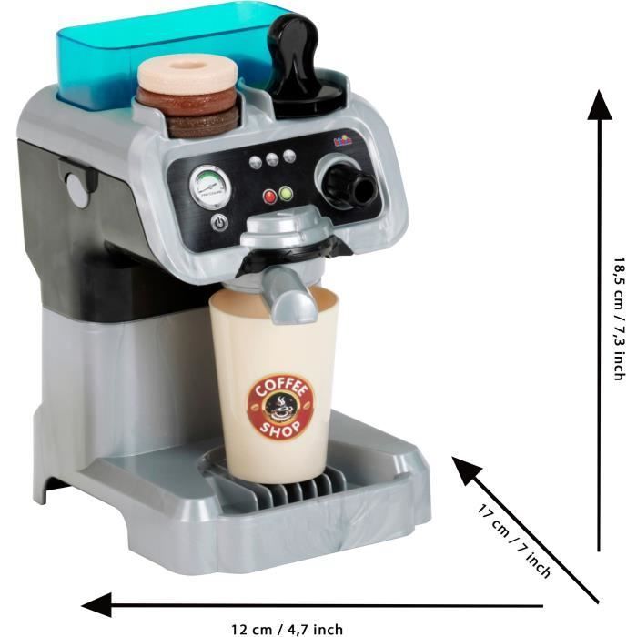 Cafetera Barista - KLEIN - 9510 - Con depósito de agua, sistema dispensador y accesorios